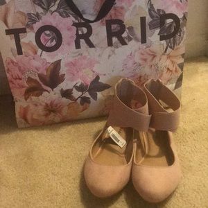 Size 8 Torrid Ballet flats